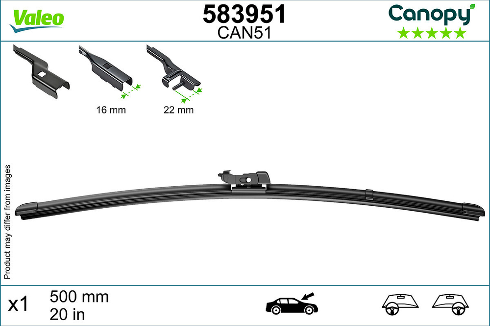 VALEO - 583951-VAL - Wiper Blade