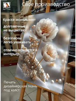 Картина "Цветочная мечта", галерейная 30х40см 1шт.
