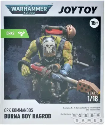 Фигурка JOYTOY Ork Kommandos Burna Boy Ragrob