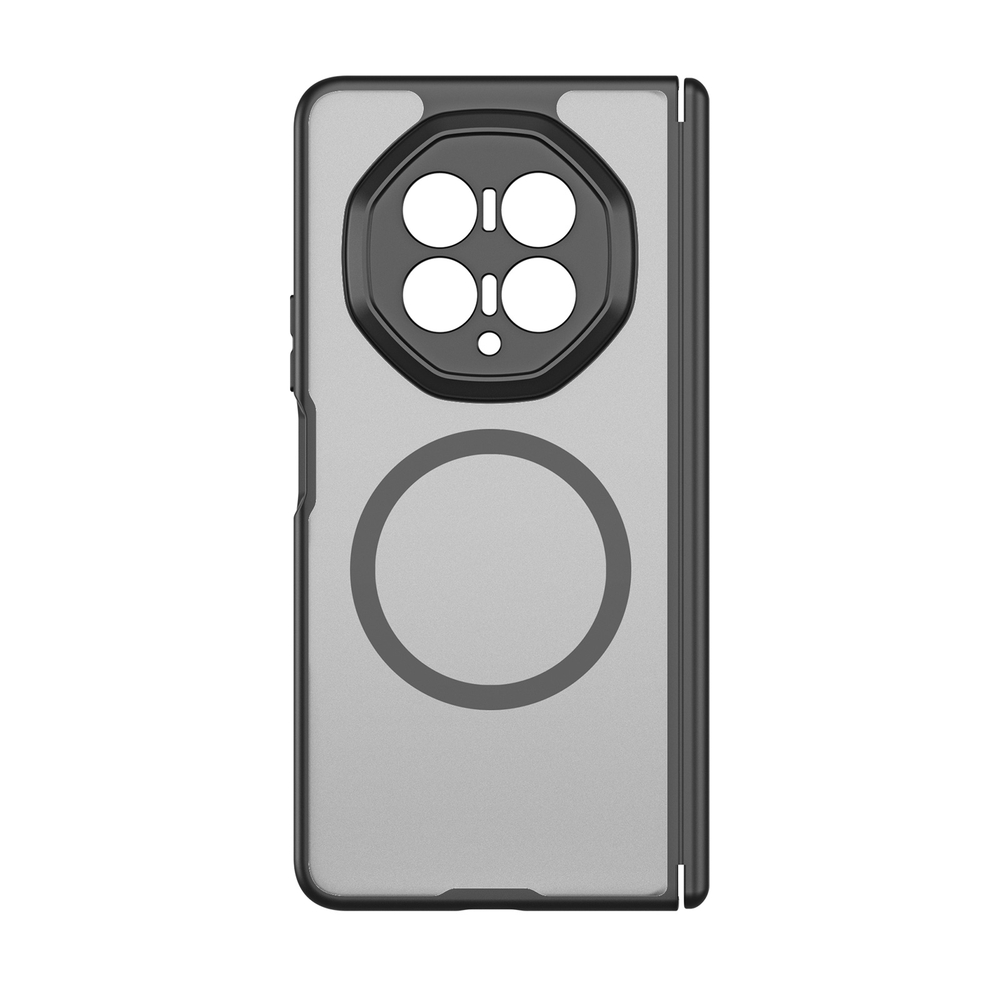 Усиленный чехол с черными рамками и с MagSafe для Honor Magic V6, серия Expn Series Magnetic от Dux Ducis