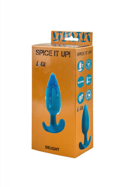 Небольшая пробочка для ношения со смещенным центром тяжести Spice it up Delight Aquamarine (Цвет: аквамарин)