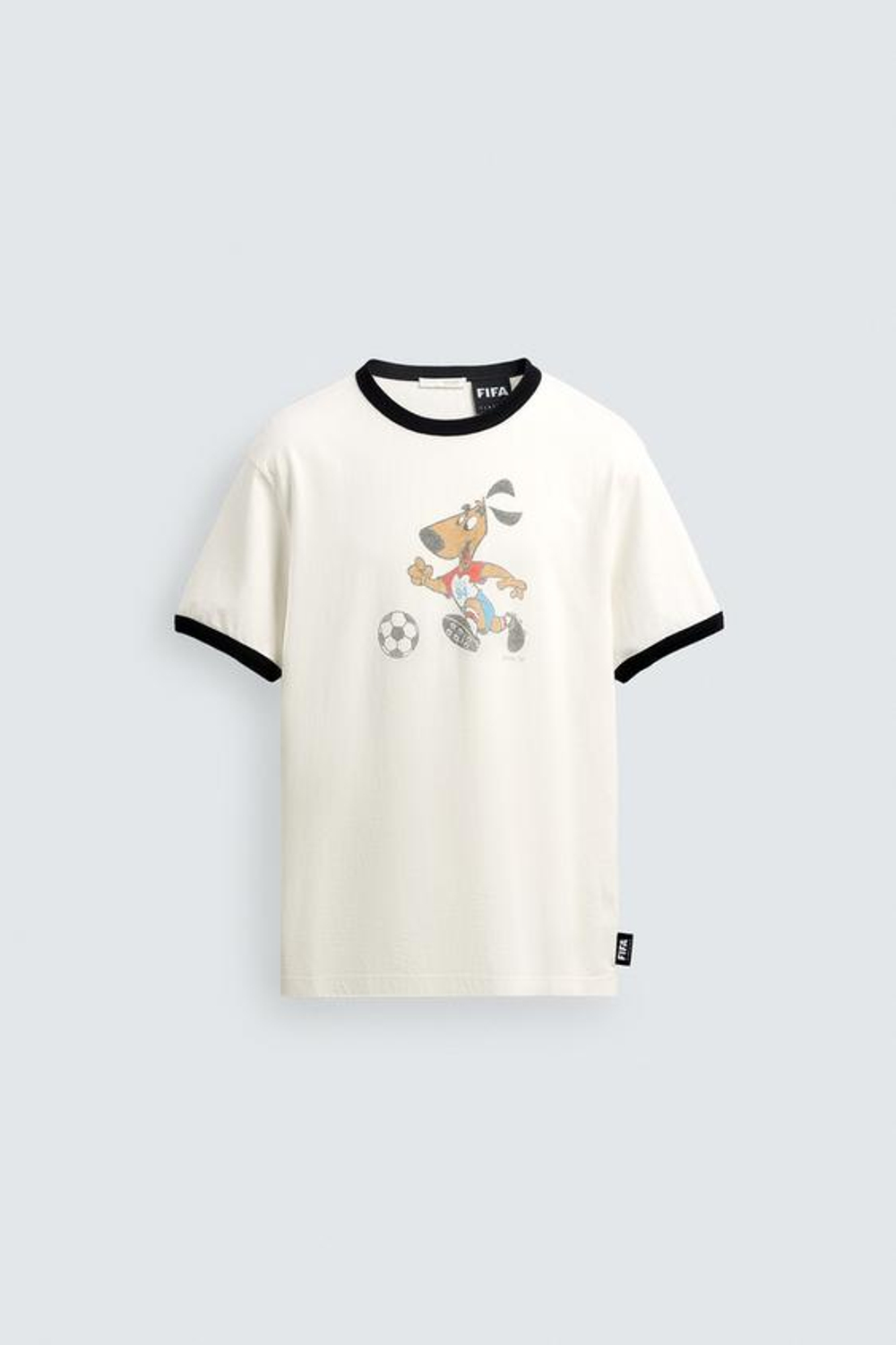 ZARA ФУТБОЛКА STRIKER USA 94 FIFA WORLD CUP™ FIFA CLASSICS, ЖЕЛТОВАТО-БЕЛЫЙ