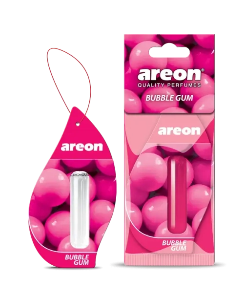 Ароматизатор на зеркало Areon Liquid, жидкий, бабл гам, 5 мл