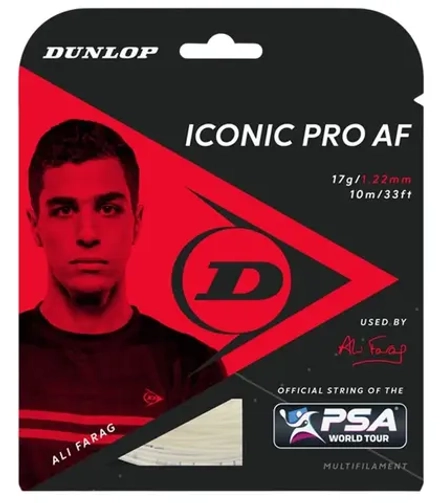 Струны для сквоша Dunlop Iconic Pro AF (10 m) - natural