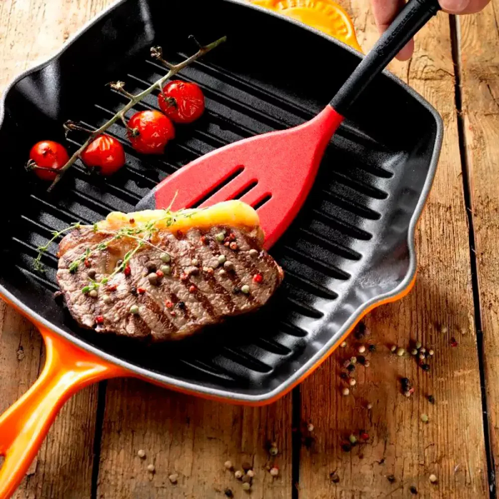 Чугунная сковорода-гриль Le Creuset, 26 см, Желтая - 5