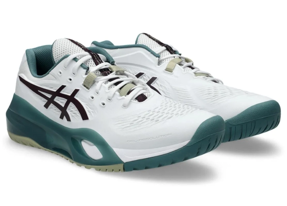 Теннисные кроссовки Asics Gel-Resolution X - white/dark aubergine