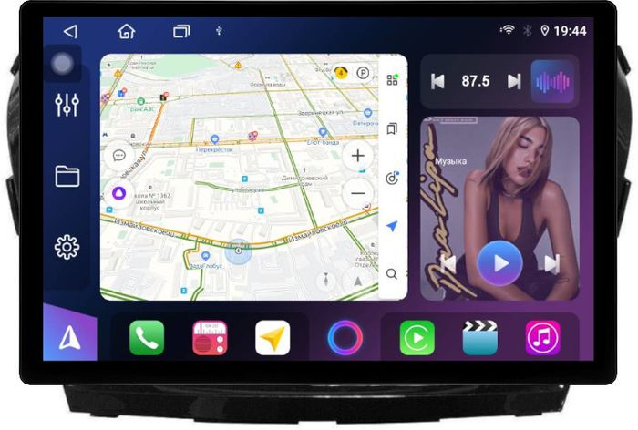 Магнитола для Nissan Murano Z52 2016-2022 - FarCar BX877 монитор 13" 2K QLED на Android 13, TS10, 6+128, CarPlay, 4G SIM-слот