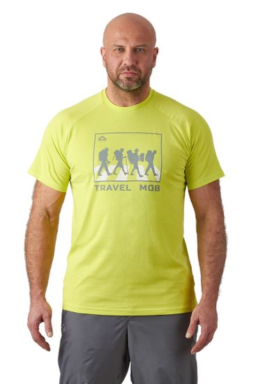 Футболка PAYER Travel Mob (Трэвел моб)(хлопок, лайм) PTS-01L