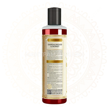 Гель для умывания Khadi Natural Сандал и Мед Sandalwood and Honey 210 мл