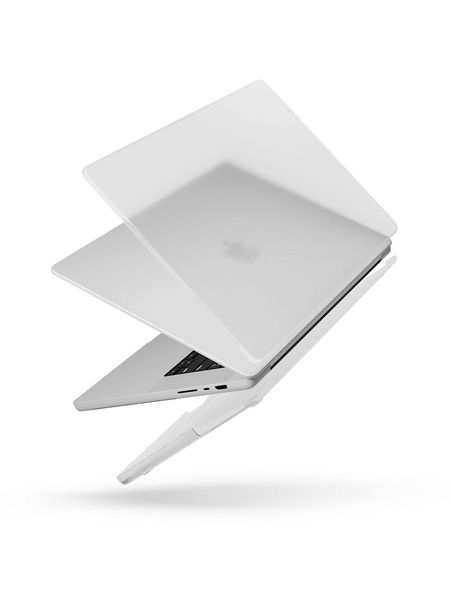 Чехол Uniq Claro для MacBook PRO 16" (M1/M2 MAX & PRO) (2021-2023), цвет матовый прозрачный (Matte Clear)