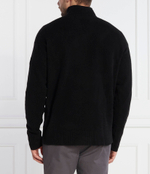 Свитер LYCRA BLEND BUTTON QUARTER ZIP Calvin Klein - черный(K10K111960)