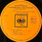 Benny Goodman ‎– The Famous 1938 Carnegie Hall Jazz Concert (Голландия)