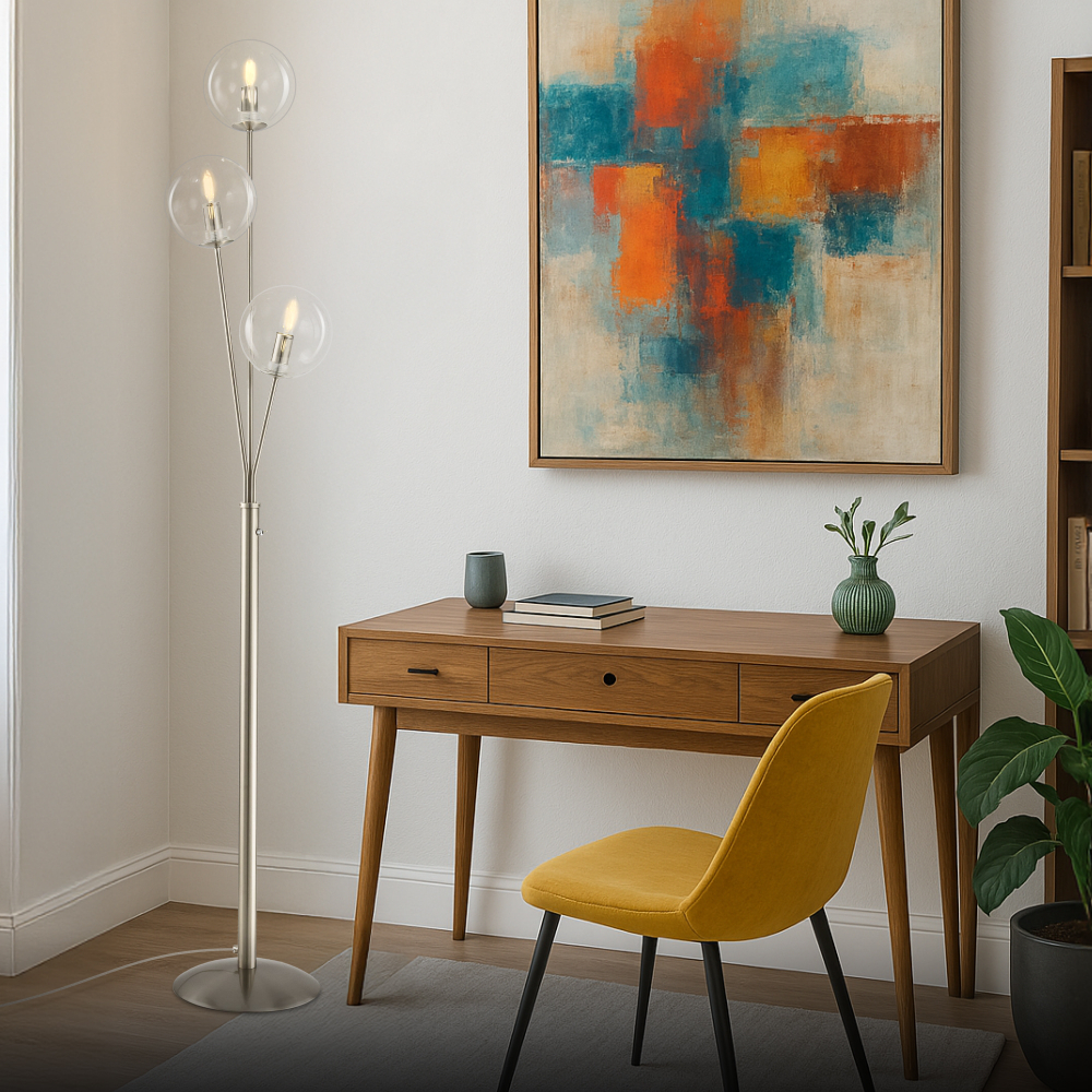 Citilux Томми CL102931 Торшер Матовый Хром