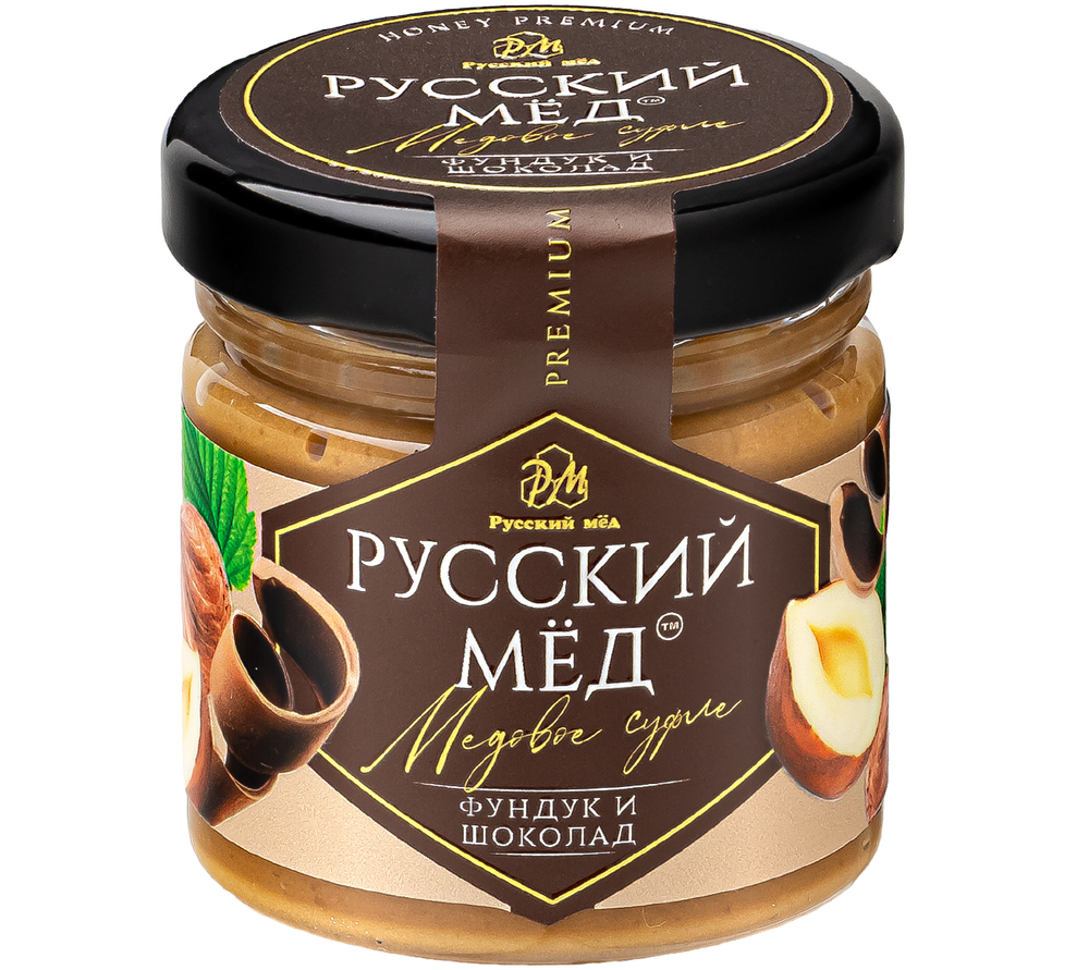 Медовое суфле фундук и шоколад Русский мёд 40 мл