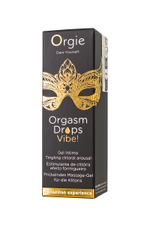 Orgie Возбуждающий съедобный гель для клитора Orgasm Drops Vibe!, 15 мл