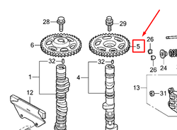14210-PNA-000 SPROCKET, CAM CHAIN DRIVEN (46T)