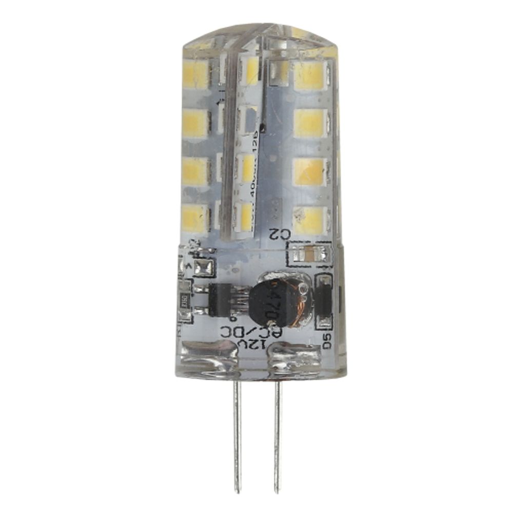 Лампа светодиодная ЭРА STD LED JC-3W-12V-840-G4 3Вт капсула нейтральный белый свет G4 | Лампы cветодиодные Капсульные (G4, G9)