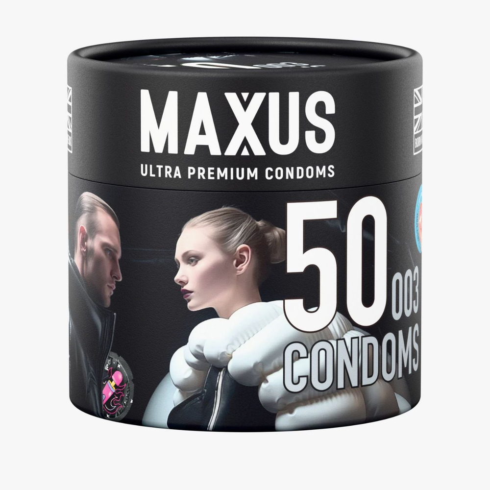 Презервативы MAXUS SO MUCH SEX 003 50, экстремально тонкие, 50 шт
