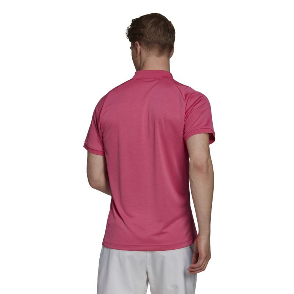 Мужское теннисное поло Adidas Freelift Polo M - pink/black