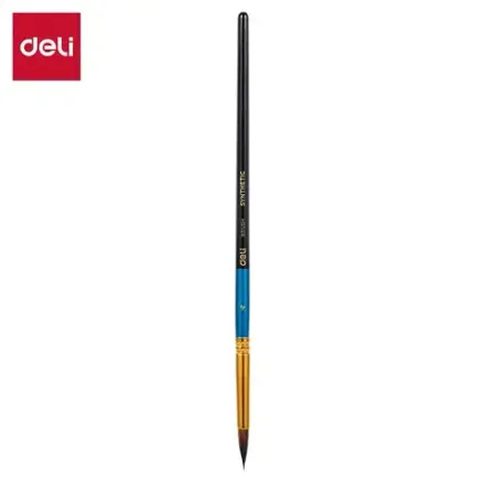 Кисть синтетика круглая № 4, Deli EC408-4