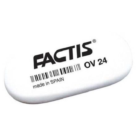 Ластик Factis OV 24 овальный, каучук