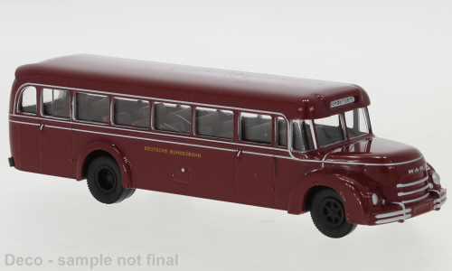 Автобус MAN MKN с круглым капотом, DB, German Bundesbahn, 1952, 1:87