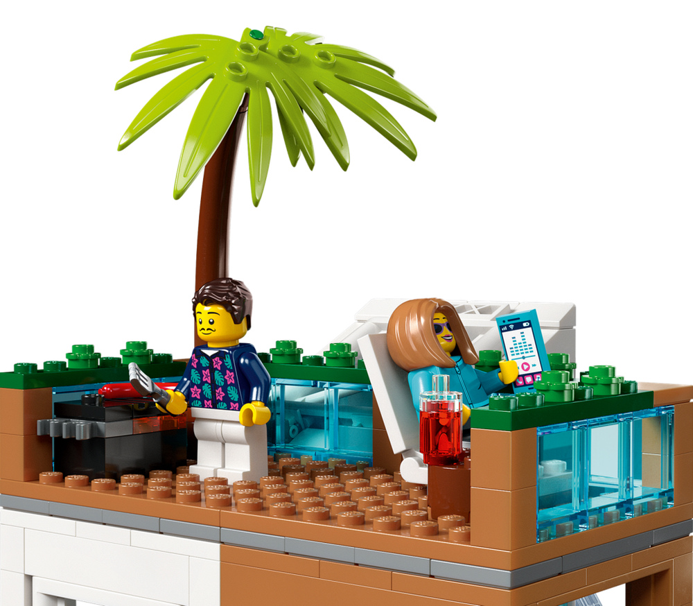 Конструктор Лего Сити Многоквартирный дом | LEGO City Apartment Building 60365, набор из 688 деталей (6+)