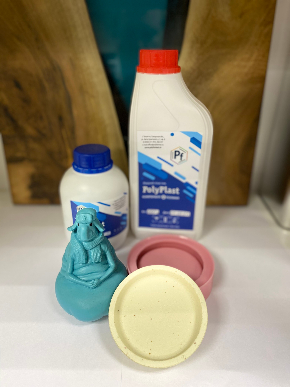 Жидкий пластик Polyplast (эластика), комплект 0,99 кг
