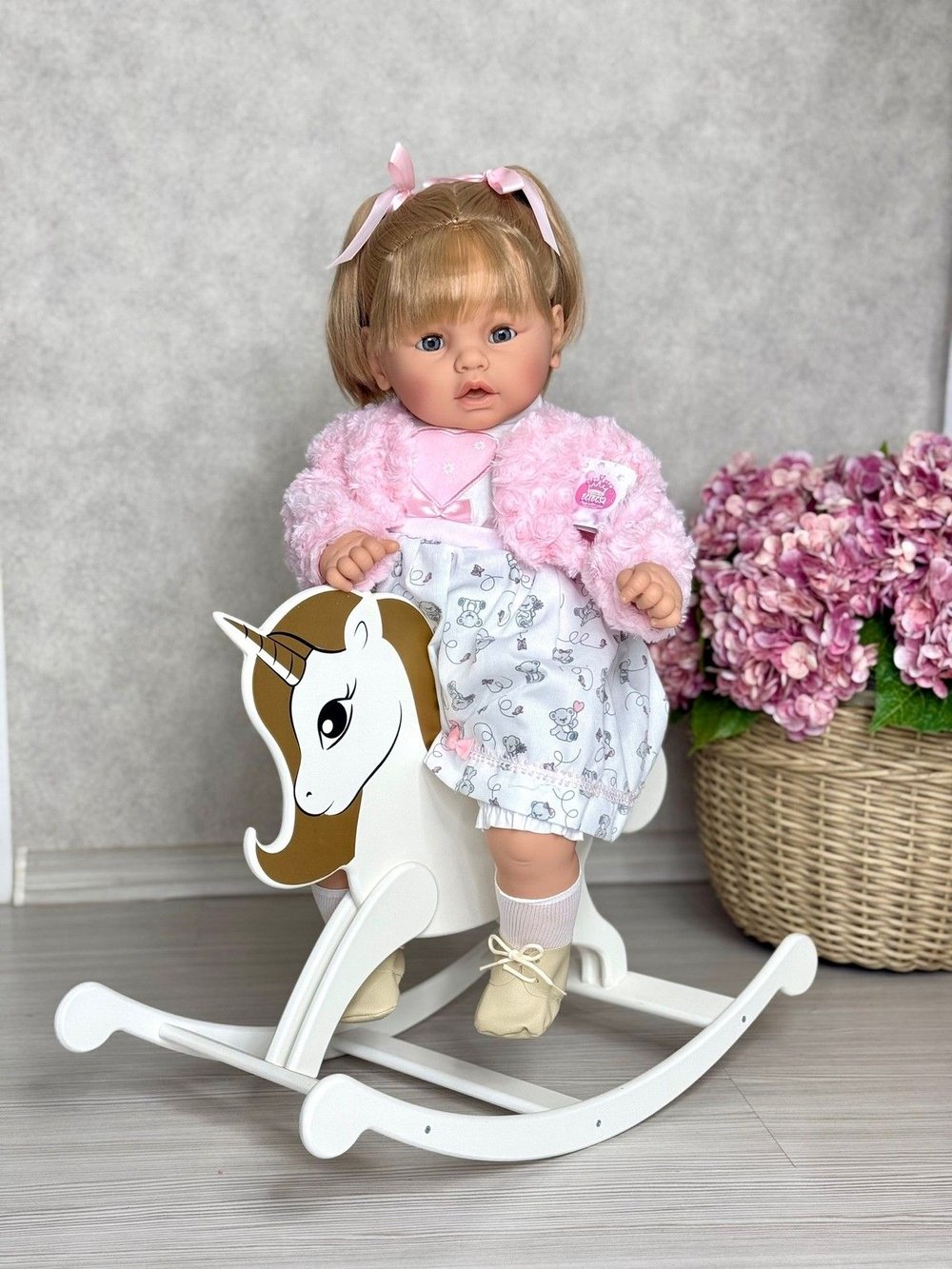 Кукла для девочки мягконабивная 62см Дульзона (8053S)