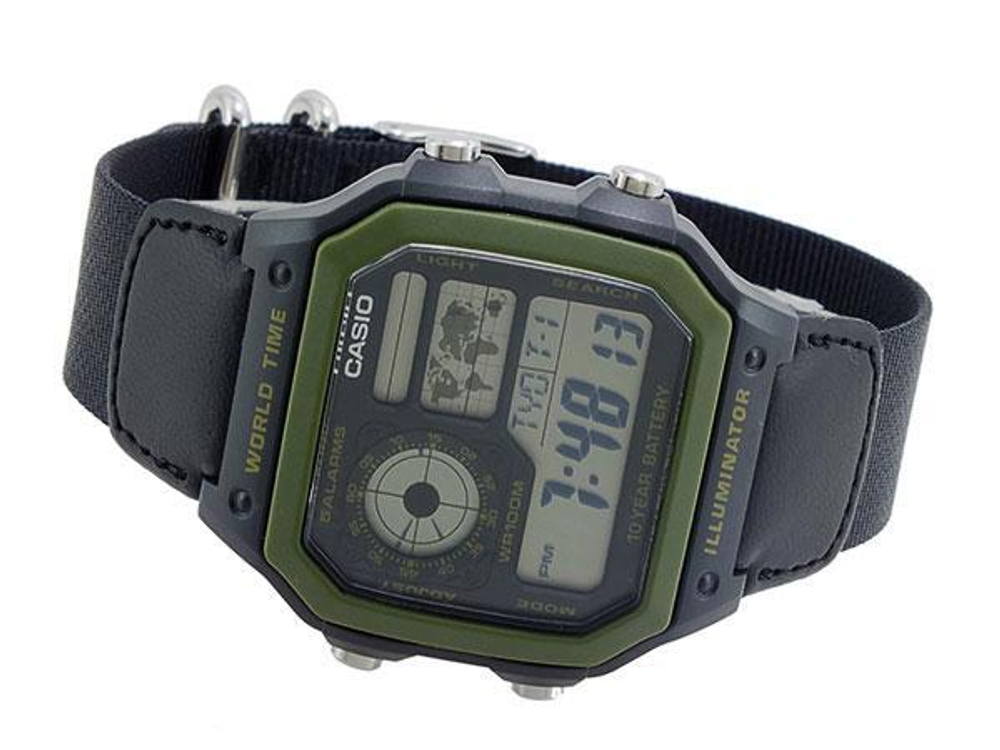 Мужские наручные часы Casio AE-1200WHB-1B