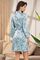Халат женский MIA Amore FLORA  ФЛОРА 7203 голубая
