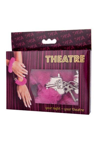 Наручники розовые Love Cuffs Theatre (Цвет: розовый)