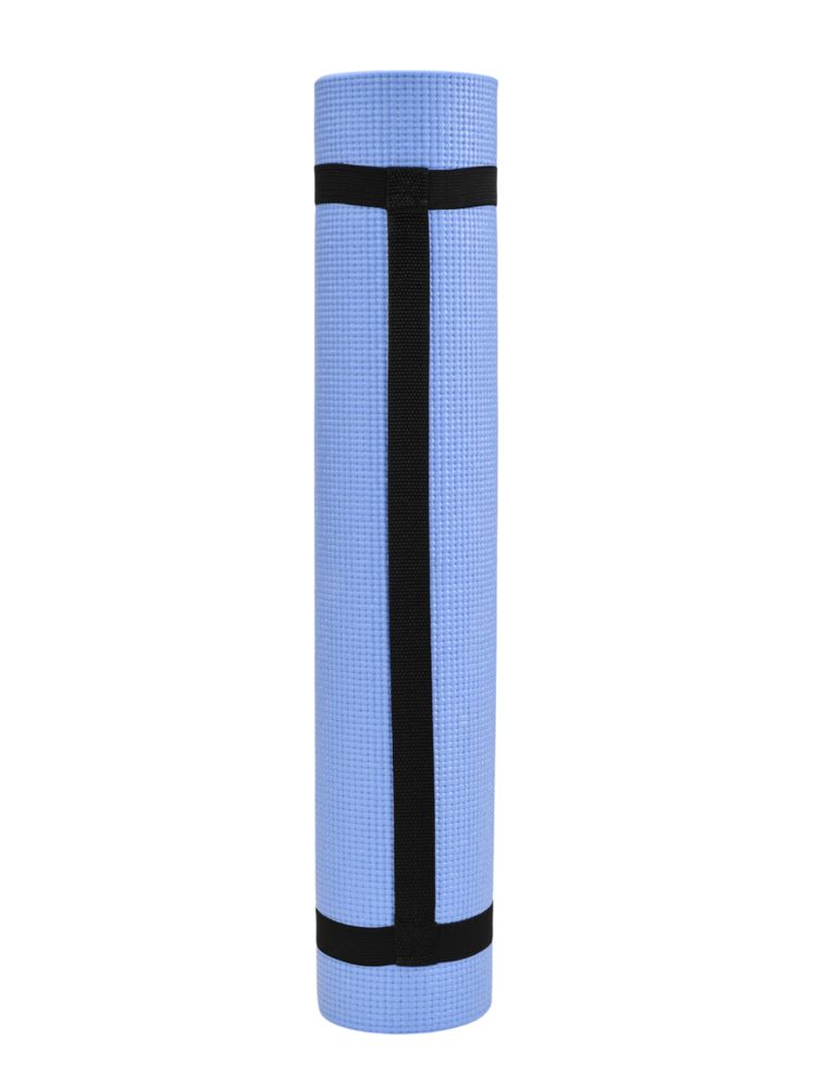 Коврик для фитнеса и йоги YM03-PVCYO-Blue 173 х 61х 0,6 см