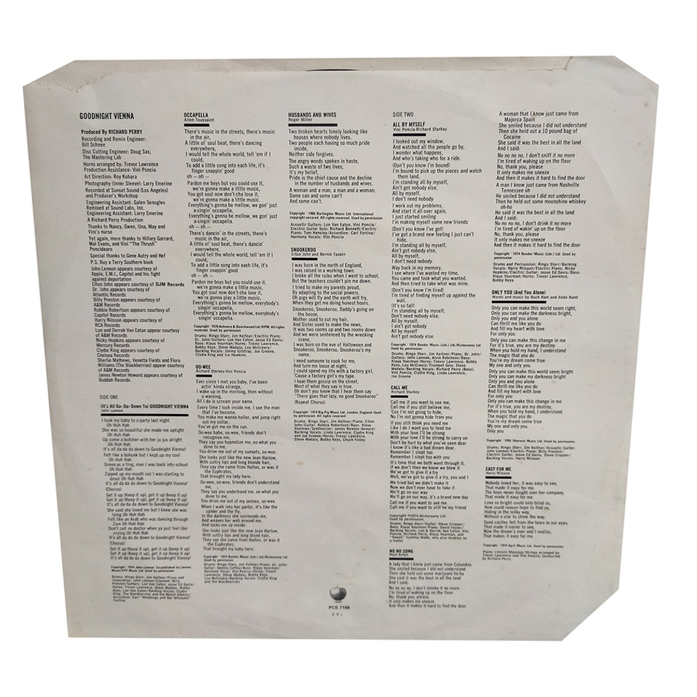 Ringo Starr / Goodnight Vienna (LP)