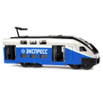 Модель ин. мет. "Поезд экспресс" 16 см, открыв.двери, коробка SB-18-15WB-1 (Технопарк)