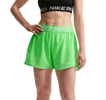 Женские Шорты теннисные Nike Pro 2in1 - illusion green/white