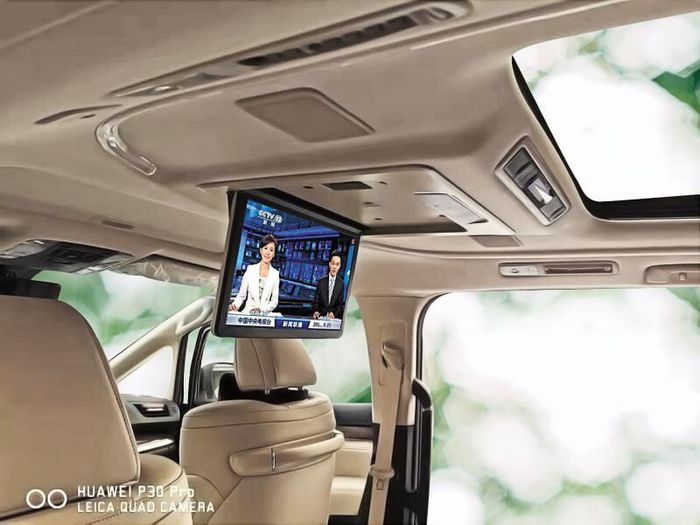 Монитор потолочный для Toyota Alphard - ERGO ER15AFL с экраном 15.6” (1920х1080 FullHD, Android, ) бежевый