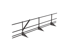 Кровельное ограждение Fachmann KO/SK/SN-600-2-3000 Фальцевый крепеж RAL