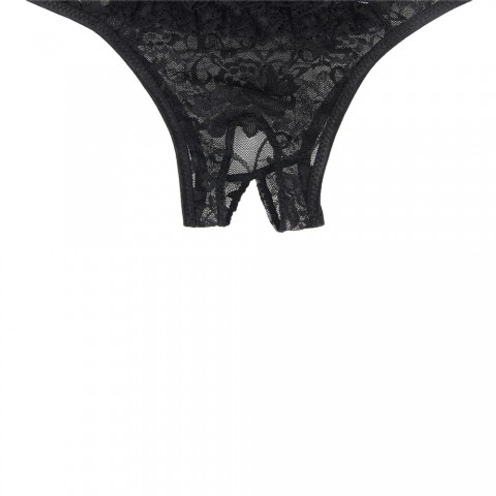 Кружевные трусики с доступом, 3XL-4XL