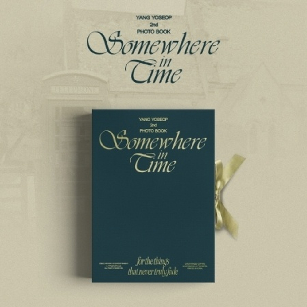 (ПРЕДЗАКАЗ) публикация YANG YOSEOP - SOMEWHERE IN TIME 2nd PHOTOBOOK