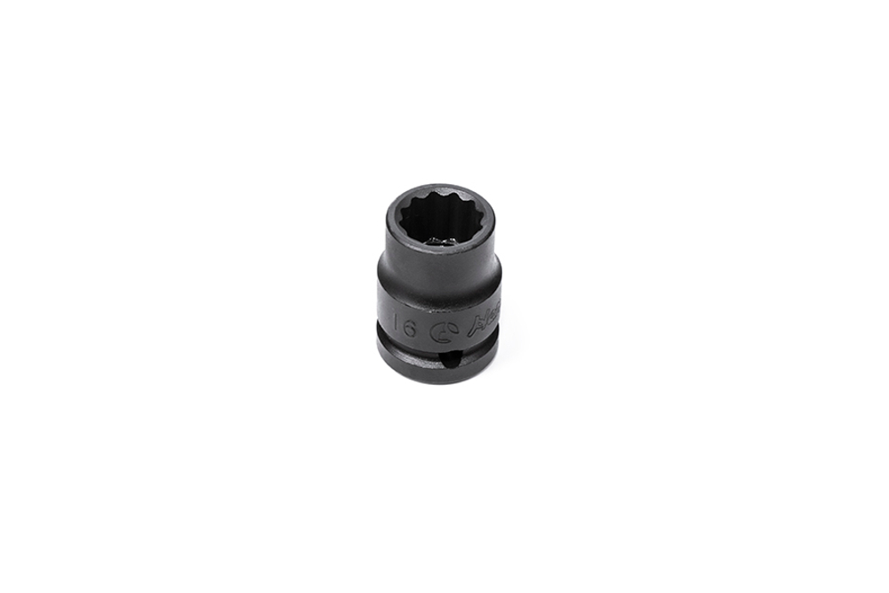 Ударная головка 1/2" 16мм. 12 граней 84402M16
