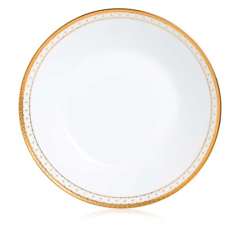Тарелка для пасты 19см Noritake Рочестер Золотой кант