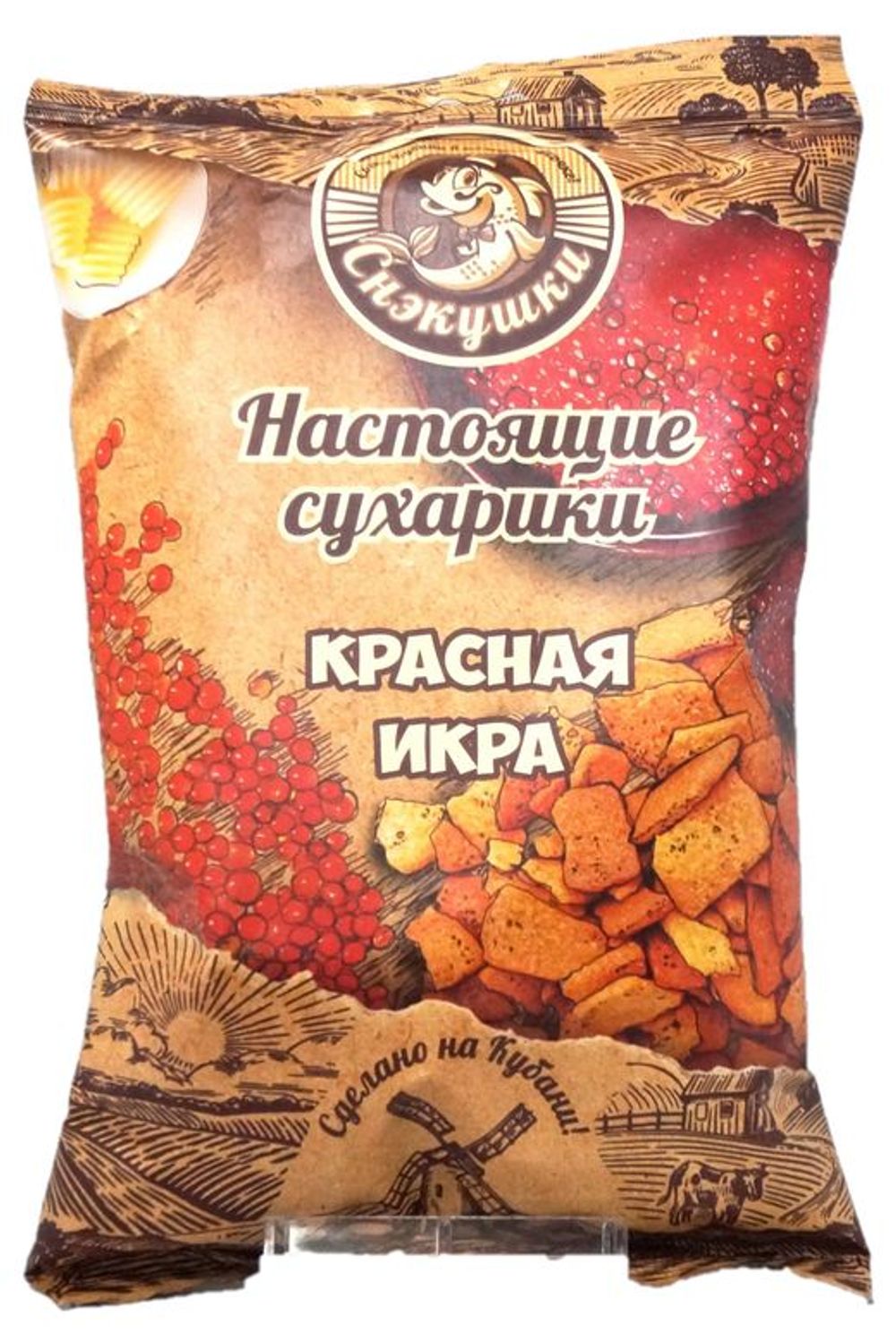 Снэкушки Сухарики пшен "Красная икра" 80г*16шт