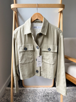 Новый жакет из льна с вискозой Zara, S