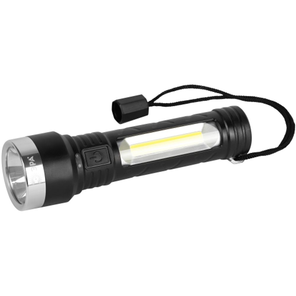 Светодиодный фонарь ЭРА UA-501 универсальный, аккумуляторный, COB+LED, 5 Вт, резина | Универсальные  фонари