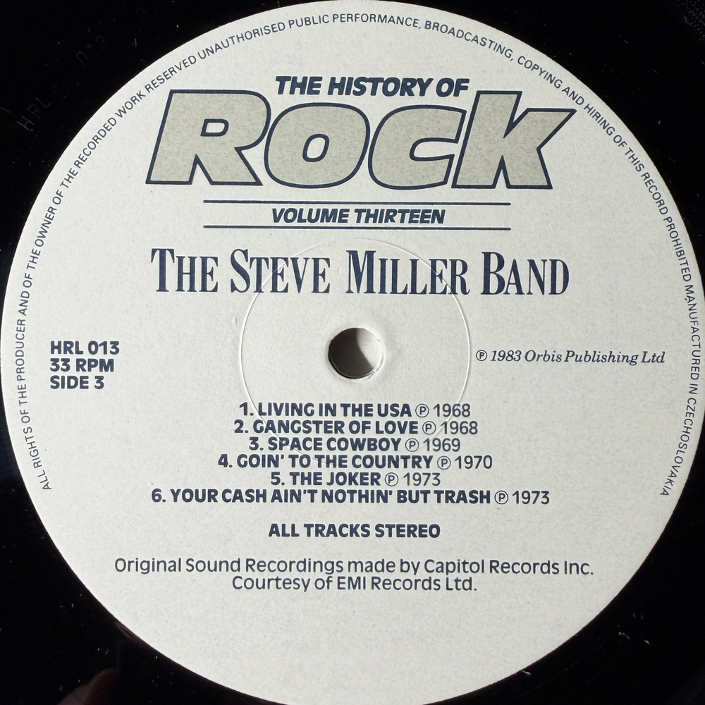 Сборник - The History Of Rock 13 (Чехословакия 1983г.) 2LP