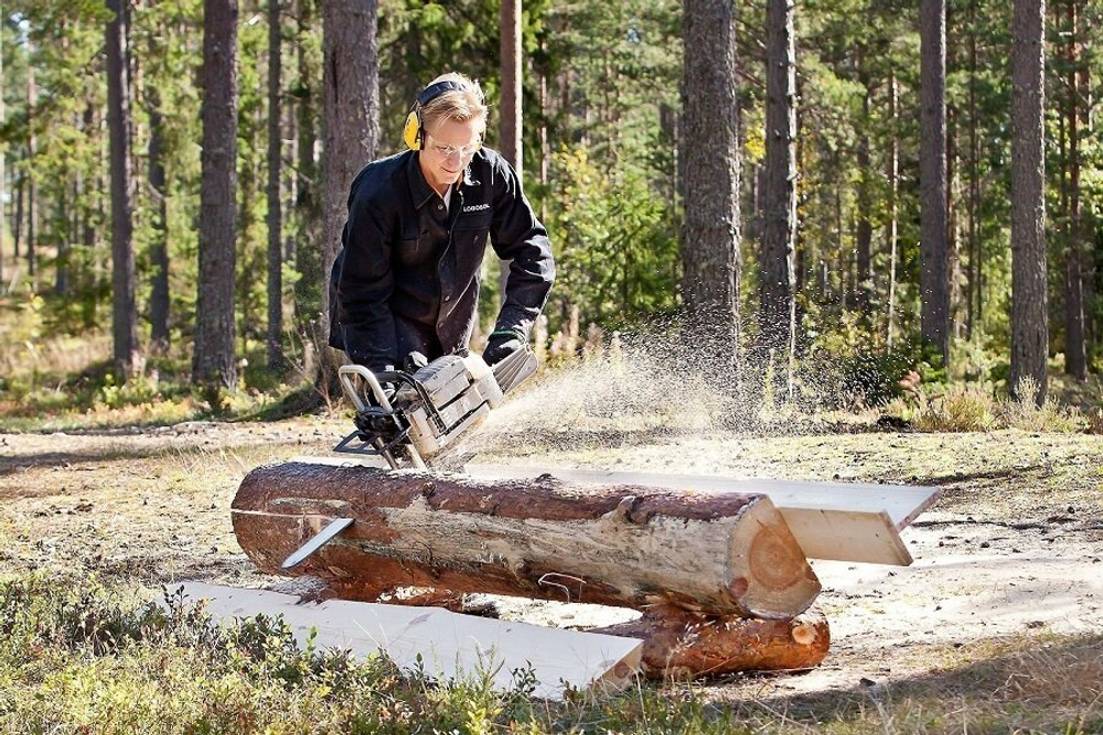 Мобильная пилорама / мини пилорама Villartec Timberjig для бензопил, диаметр бревна до 630 мм