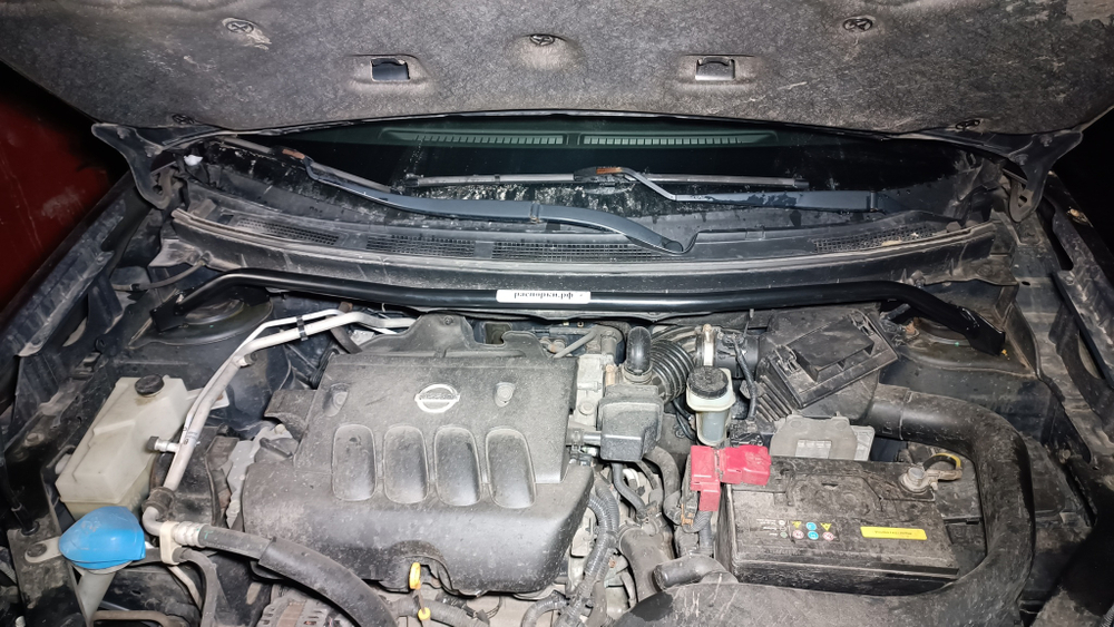 Распорка передних стоек Nissan X-Trail 2 T31 (2-го поколения) (ПОД ЗАКАЗ)