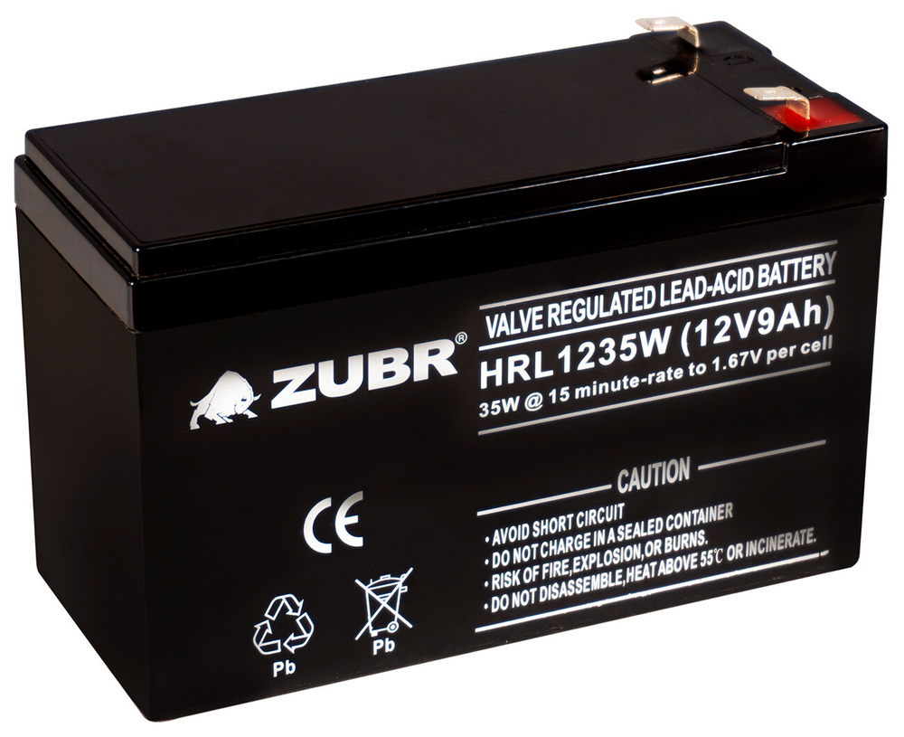 ZUBR HRL12-35W 12V9Ah
