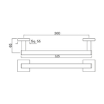 Вешалка для полотенец Jaquar AKP-CHR-35701P